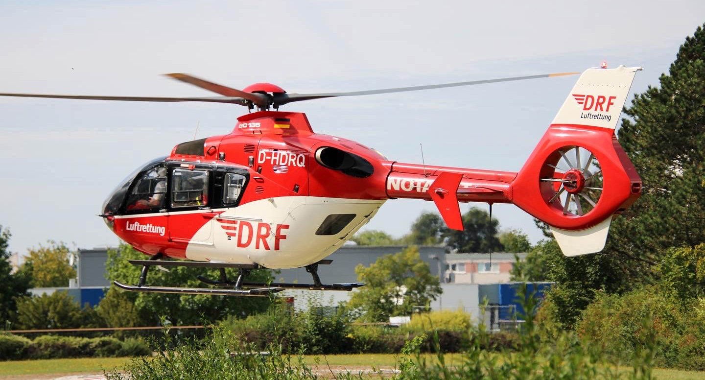EC135 P2+: D-HDRQ (Quelle: DRF Luftrettung)