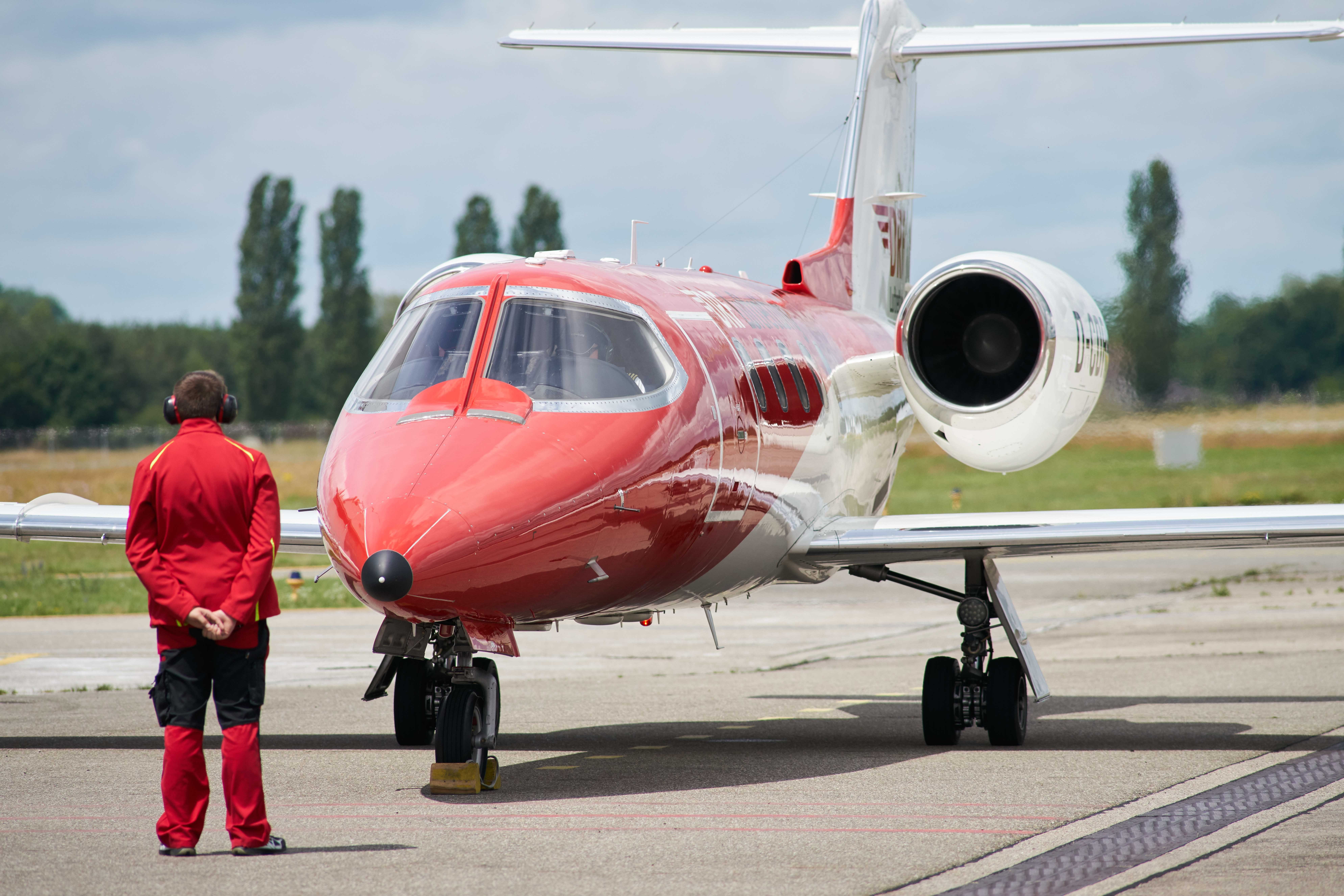 Learjet_Foto Bert Spangemacher_Quelle DRF Luftrettung
