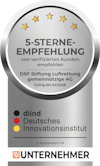 5-Sterne Siegel des deutschen Innovationsinstituts